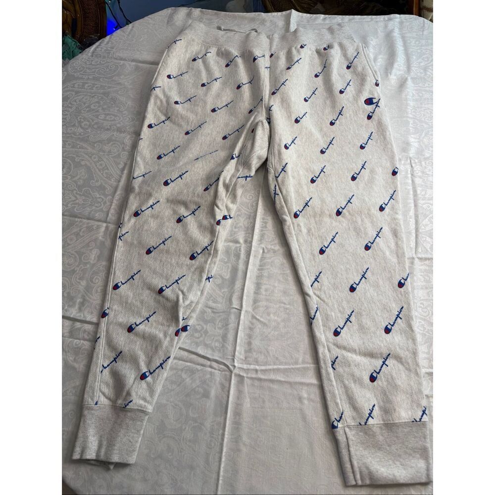 Champion Pants Mens Adult Gray Sweat Athletic Reverse Weave Joggers Size 2XL